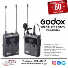 Micrófono Inalámbrico Godox WMICS1 Kit 1RX+TX
